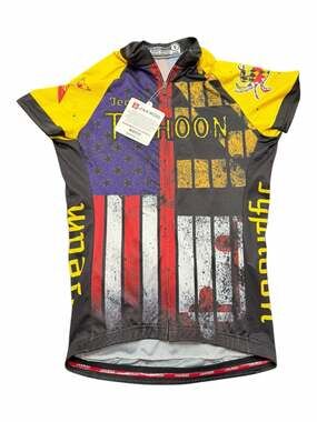 Jakroo Team Typhoon USA Flag Maryland Crab Cycling Jersey S NWT
